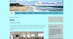 Desktop Screenshot of endeavourweb.org.au