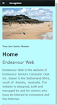 Mobile Screenshot of endeavourweb.org.au